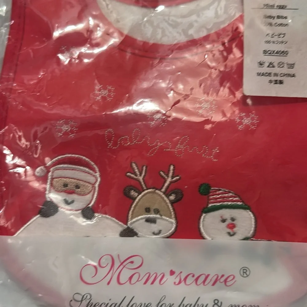 Christmas Themed Baby Bib